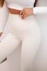 Legginsy Agnes Jasno beżowy